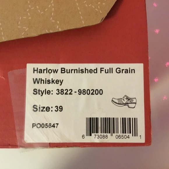 Harlow Burnished Full Grain Whiskey Sz 39 - Picture 6 of 6